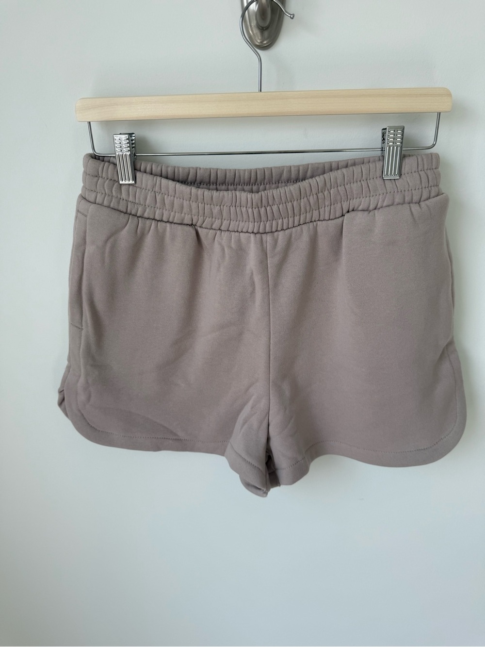 Zenana NWT Crewneck Sweater and Short Set in Ash Mocha | L - Picture 6 of 10